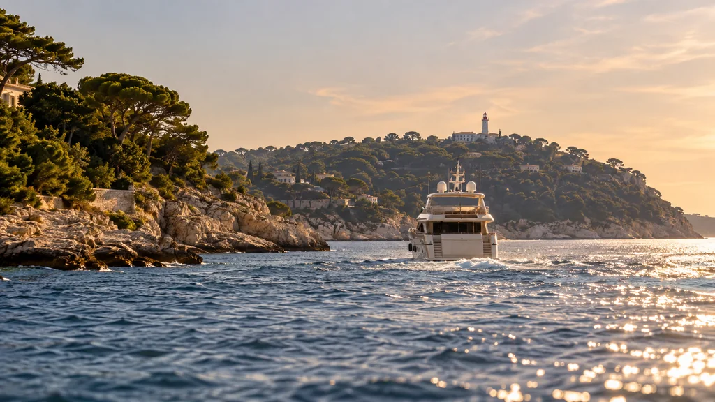 Yacht privé et vie à bord à Antibes