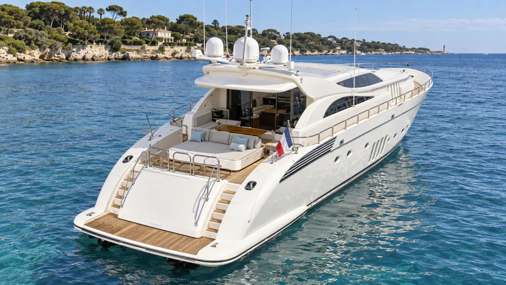 Leopard 34 au large du cap d’Antibes, du modèle