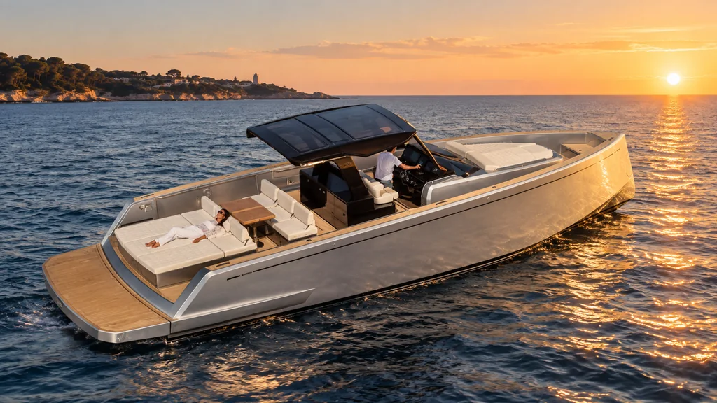 Pardo 43 dans une composition au large d’Antibes