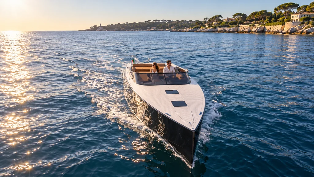 VanDutch 40 au large du cap d’Antibes, du modèle