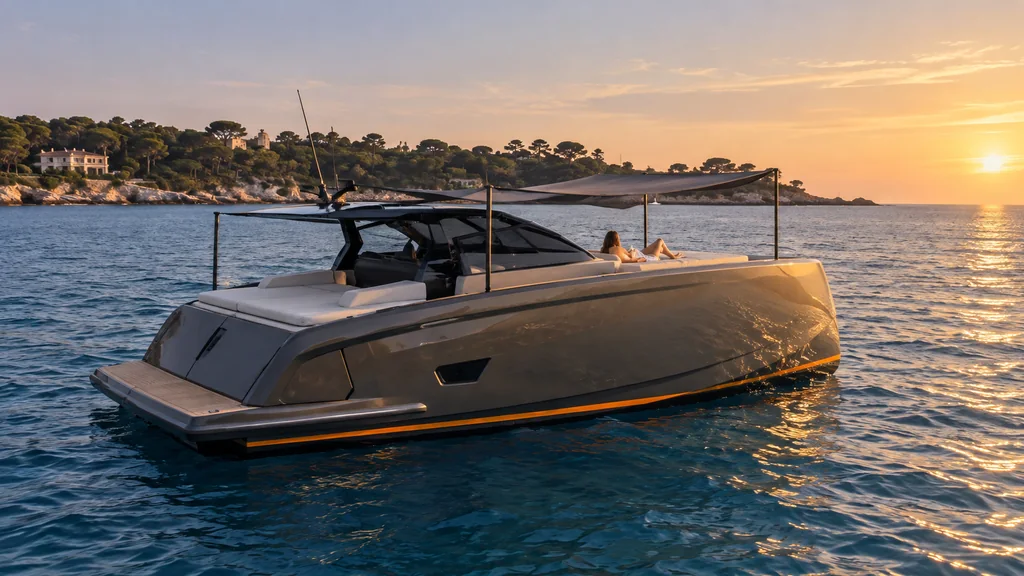 Vanquish 58 dans une composition au large d’Antibes