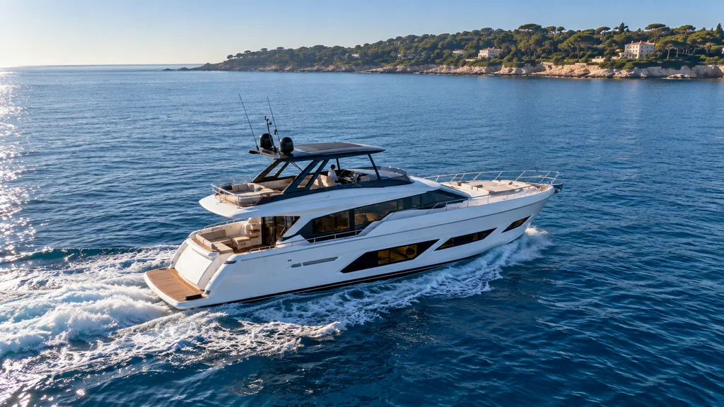 Ferretti 720 model study for Antibes