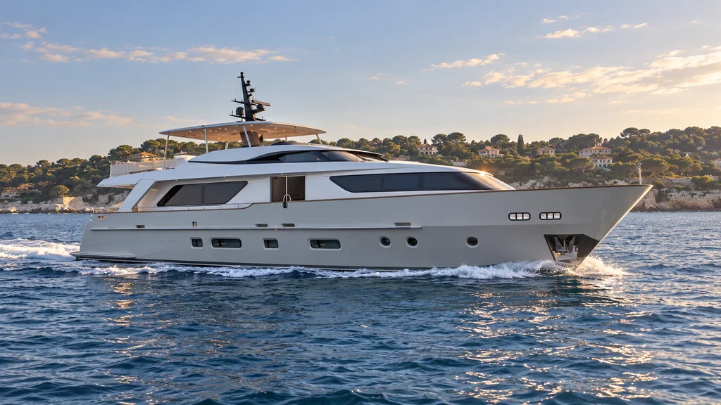 Sanlorenzo SD92 model study for Antibes